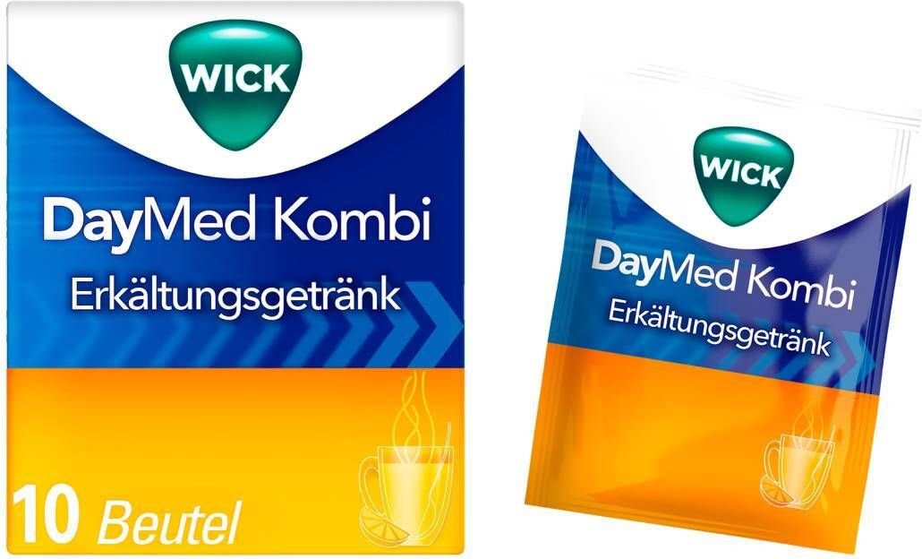 Wick DayMed Kombi Erkältungsgetränk 10 St Pulver zur Herstellung einer Lösung zum Einnehmen