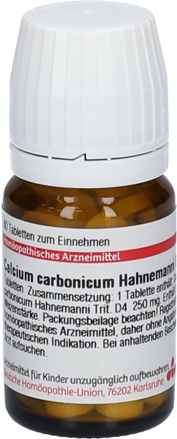 Thumbnail - Calcium Carbonicum Hahnemanni D 4 Tabletten 80 St