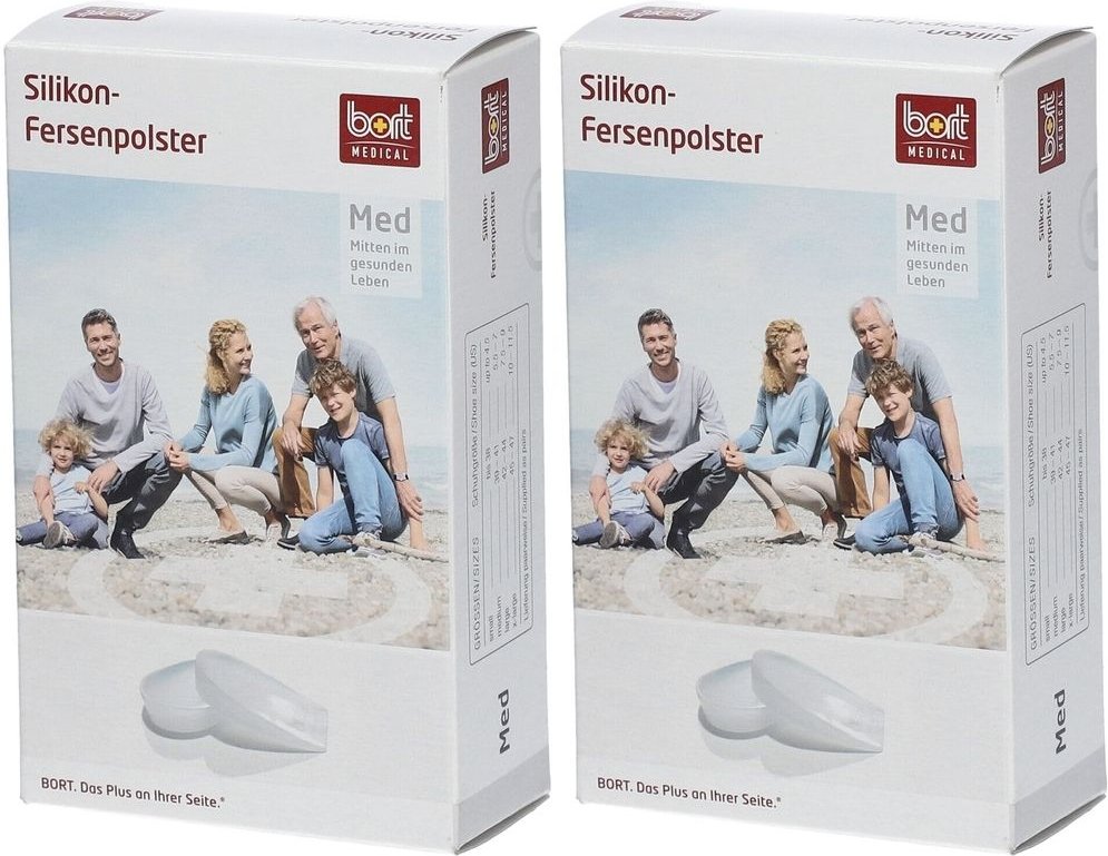 Bort Sili Fersenpolster LA x2 2x2 St