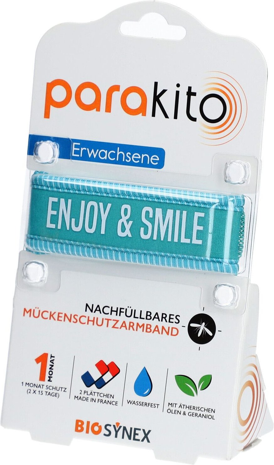 Para Kito Mückenschutz Armband Erw.blau 1 St