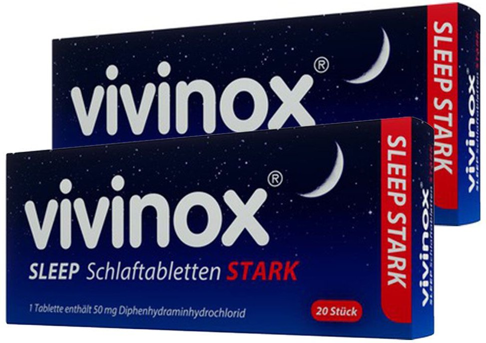 Vivinox Sleep Schlaftabletten Stark Doppelpack 2x20 St Tabletten