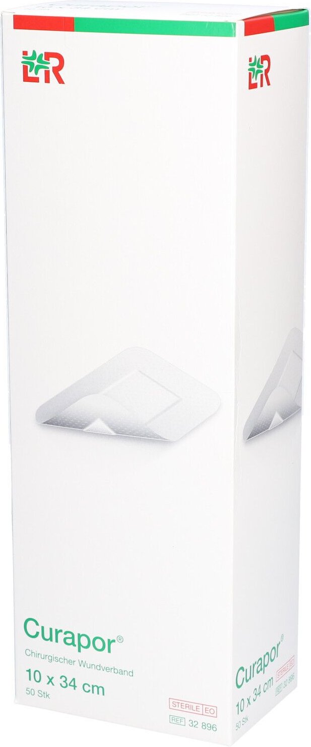 Curapor Wundverband steril chirurgisch 10x34 cm 50 St Verband