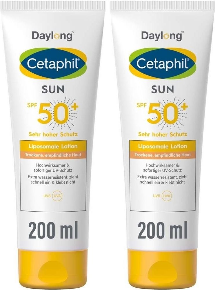 Cetaphil Sun Daylong SPF 50+ liposomale Lotion 2x 2x200 ml