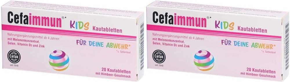 Cefaimmun Kids x2 2x20 St Kautabletten