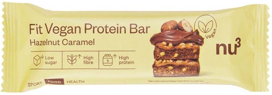 Fit Vegan Bar Hazelnut Caramel 50 g Riegel