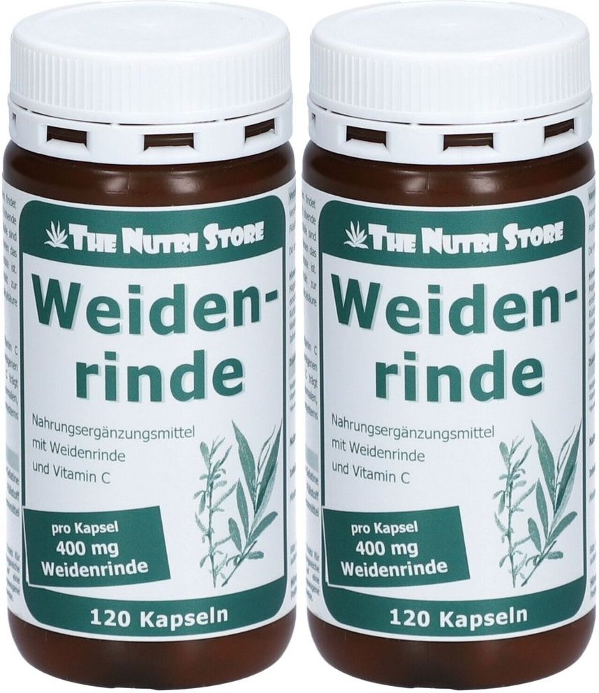 Weidenrinde Kapseln 400 mg 2x 2x120 St