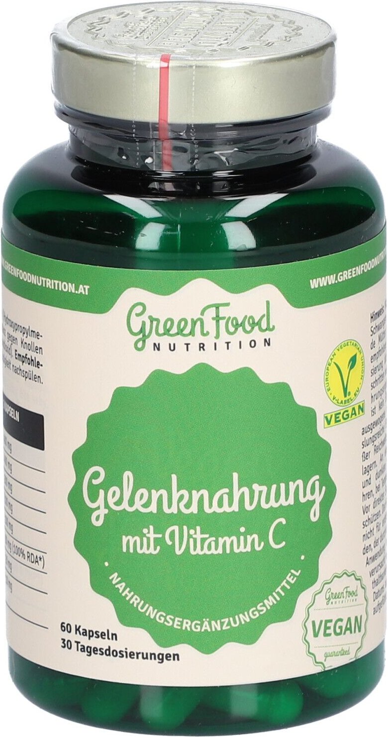 GreenFood Nutrition Vegan Joint Care + vitamin C 60cps 60 St Kapseln