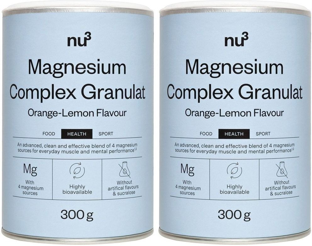 nu3 Magnesium Granulat Complex x2 2x300 g Pulver