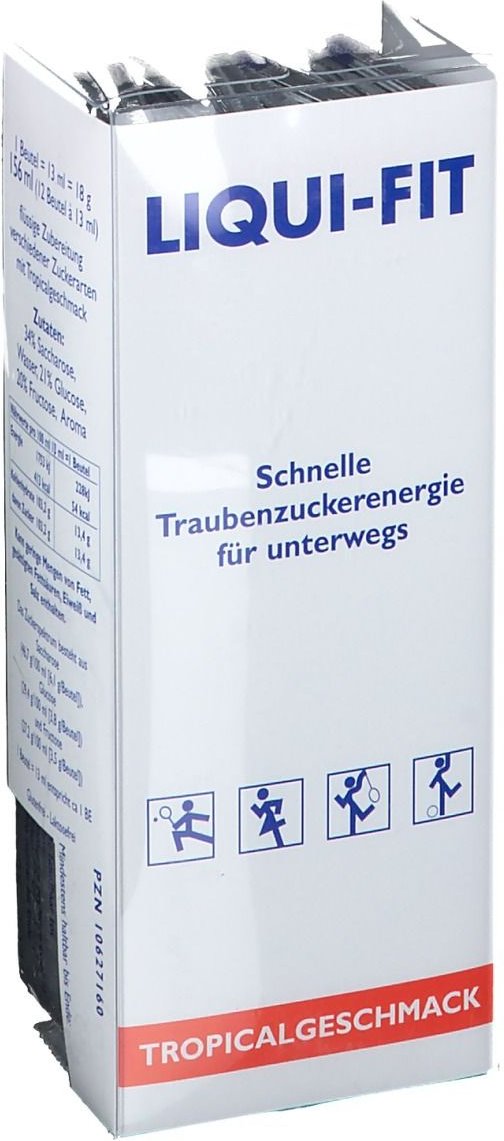Liqui FIT flüssige Zuckerlösung Tropical Beutel 12 St
