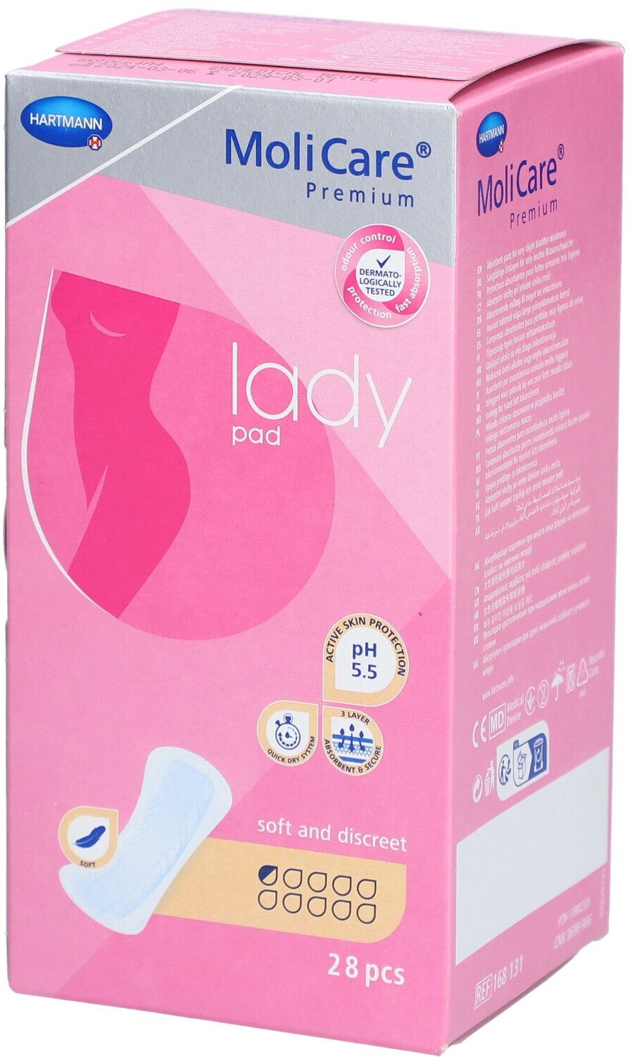 Hartmann MoliCare Premium Lady Pad 0,5 Drops 28 St Einlagen