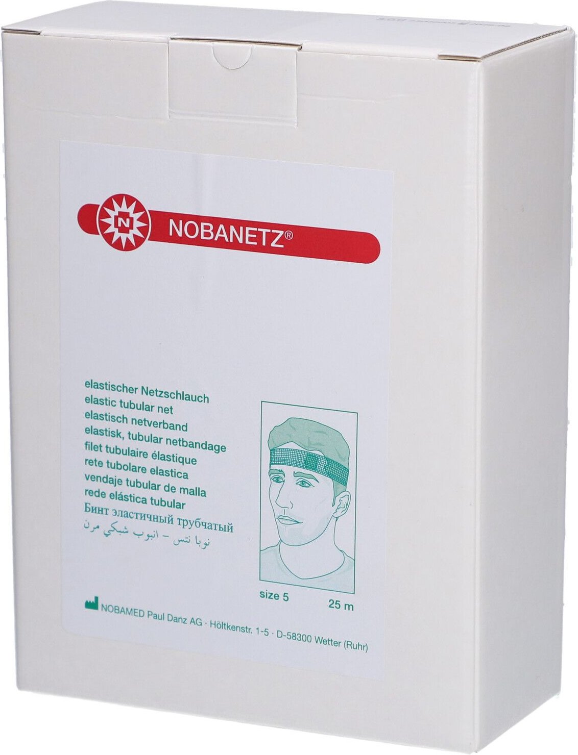 Nobanetz Gr.5 25 m Kopf Verband 1 St