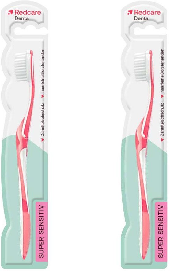Redcare Denta Zahnbürste, super sensitiv Doppelpack 2x1 St Zahnbürste