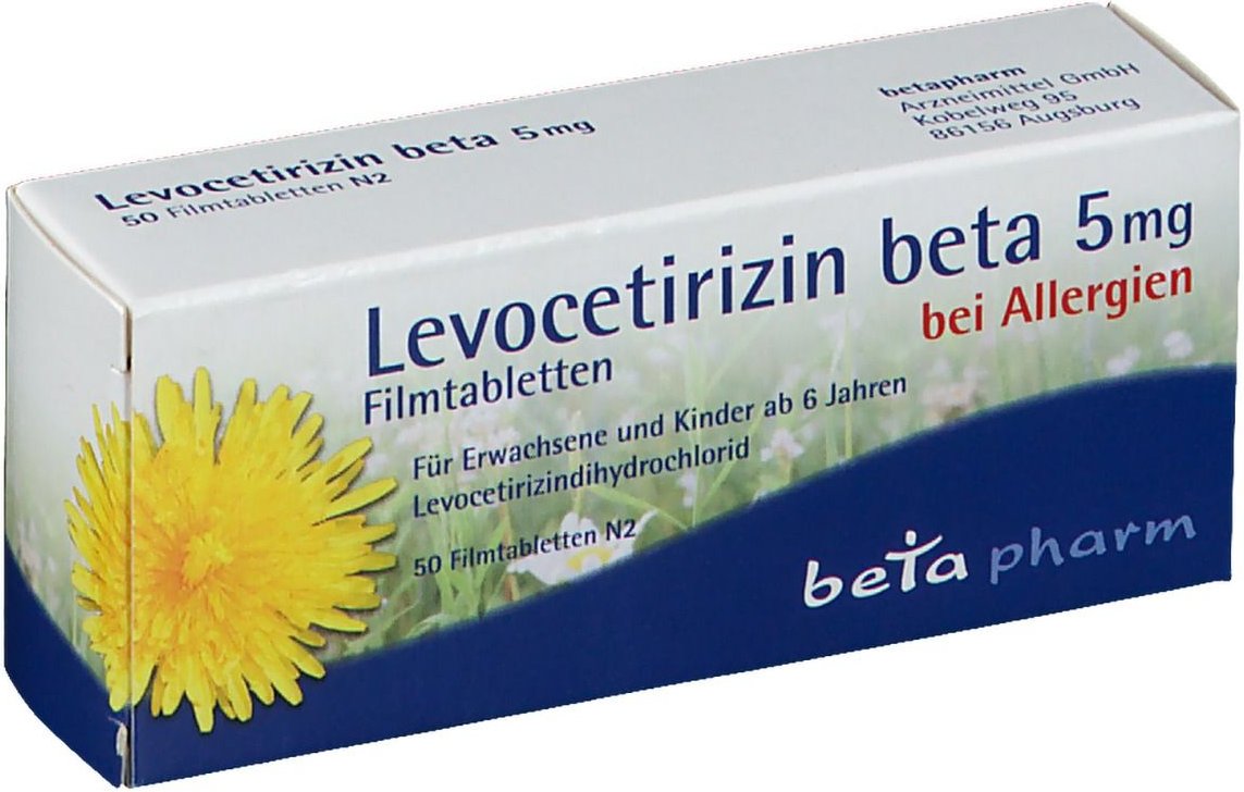 Levocetirizin beta 5 mg Filmtabletten
