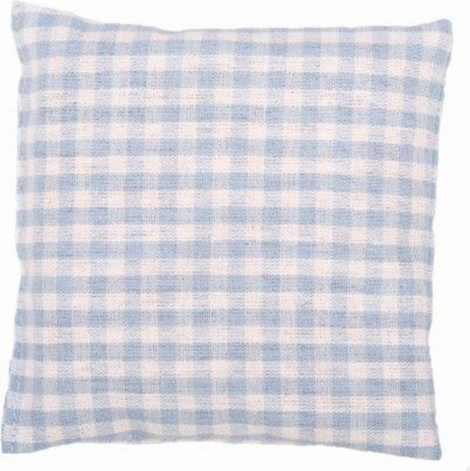 Kirschkernkissen 10x10 cm Baby weiß/rosa kariert 1 St Kissen