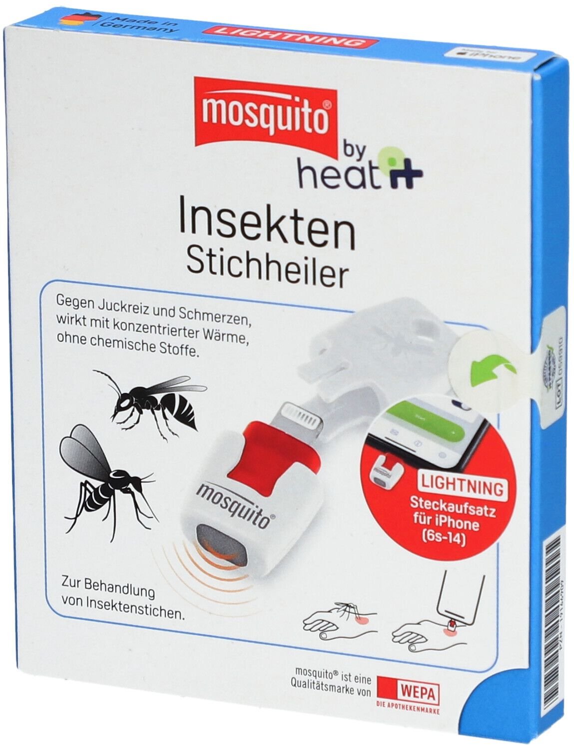 Mosquito heat it lightning Insekten-Stichheiler