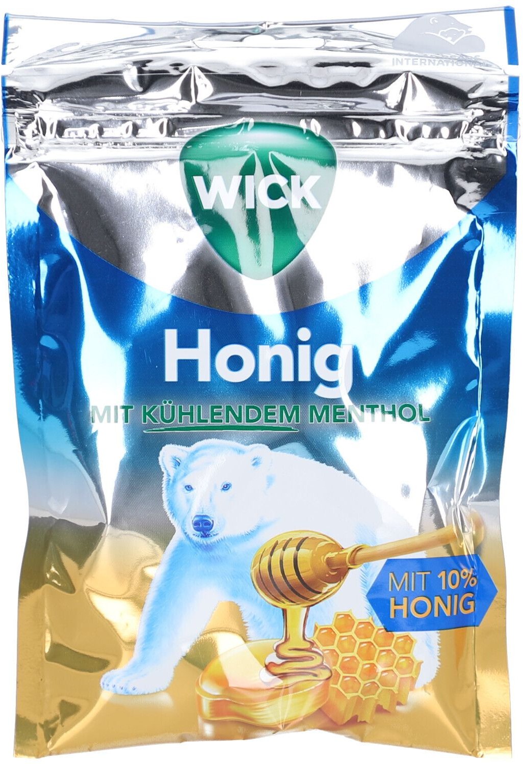 Wick Honig Hustenbonbon mit Menthol 72 g Bonbons