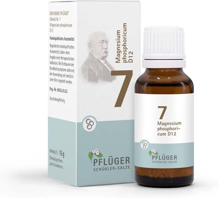 Thumbnail - Biochemie Pflüger 7 Magnesium phosphoricum D 12 Gl 15 g Globuli
