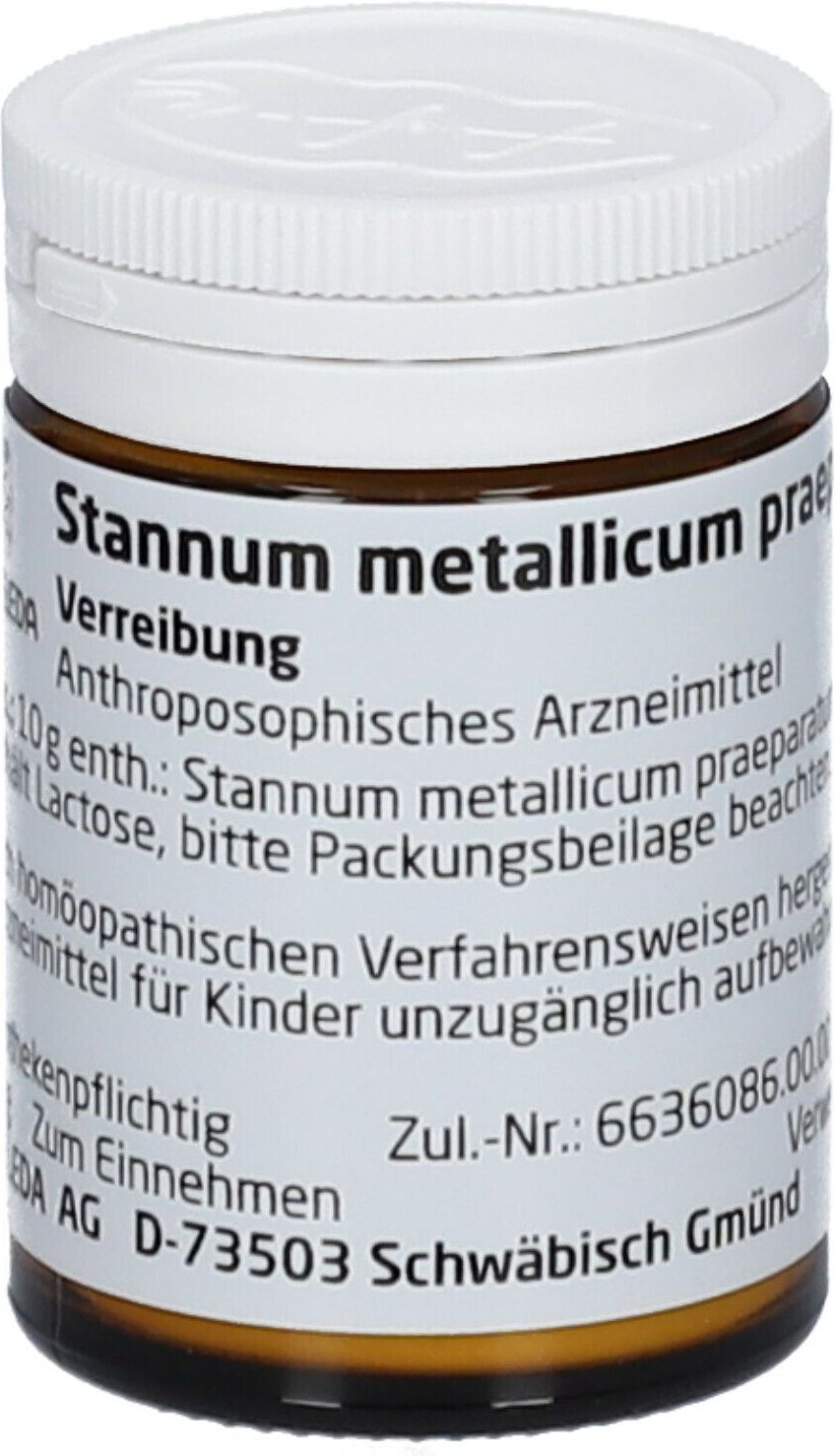 Stannum metallicum Präparat D 12 Trituration