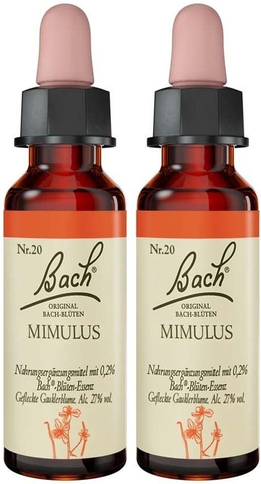 Bachblueten 20 Mimulus x2 2x10 ml Tropfen