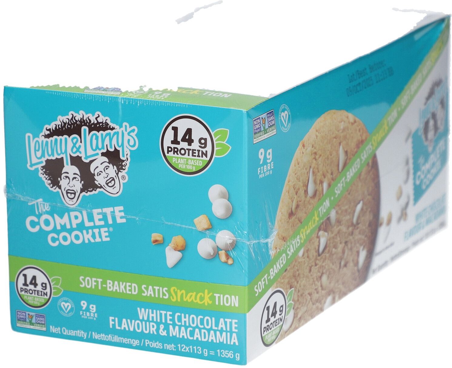 Lenny & Larry`s The Complete Cookie White Chocolate Macadamia 12x113 g