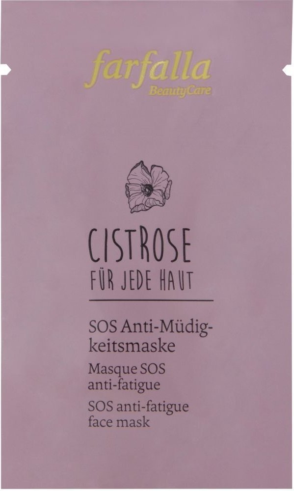 Farfalla SOS Anti-Müdigkeitsmaske Cistrose 7 ml Gesichtsmaske