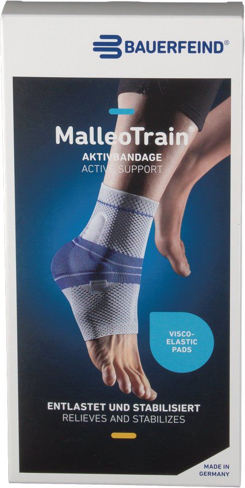 Malleotrain Sprunggelenkb.links Gr.4 titan 1 St Bandage(s)