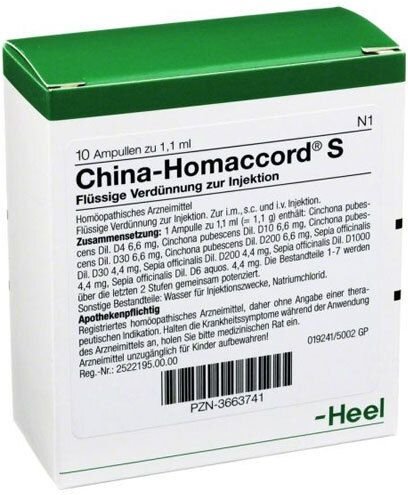 China Homaccord S Ampullen 10 St