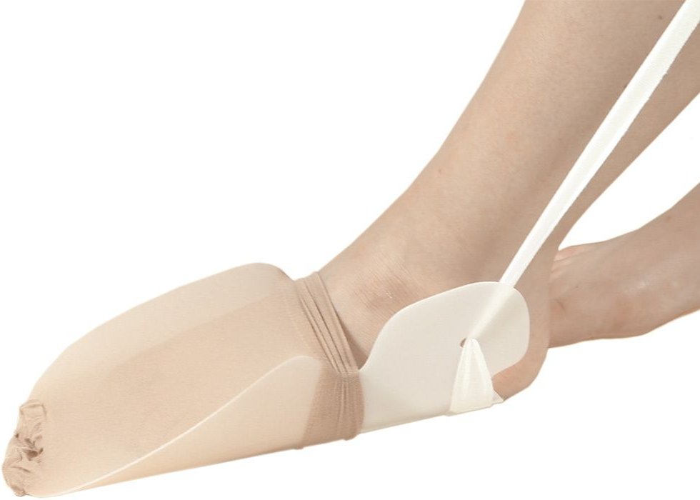 Strumpfanziehhilfe Kunststoff mit Band 1 St Zubehör