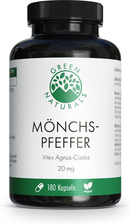 Green Naturals Mönchspfeffer 20mg hochdosiert Kapseln