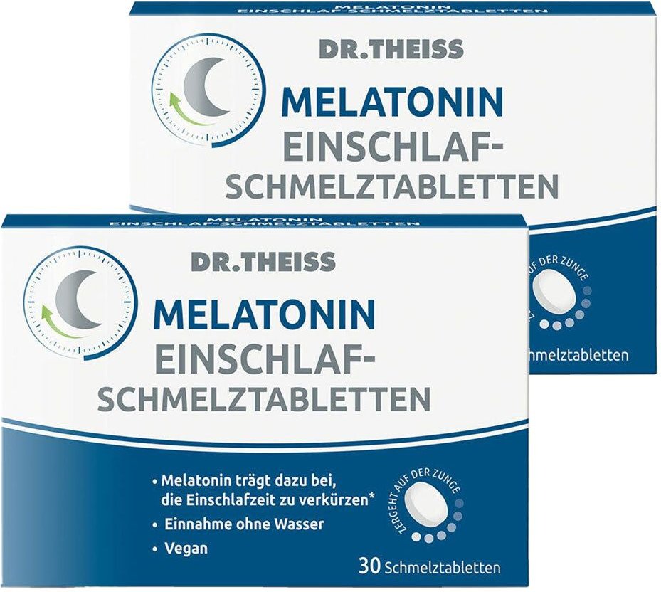 Dr.theiss Melatonin Einschlaf-Schmelztabletten 2x30 St Schmelztabletten