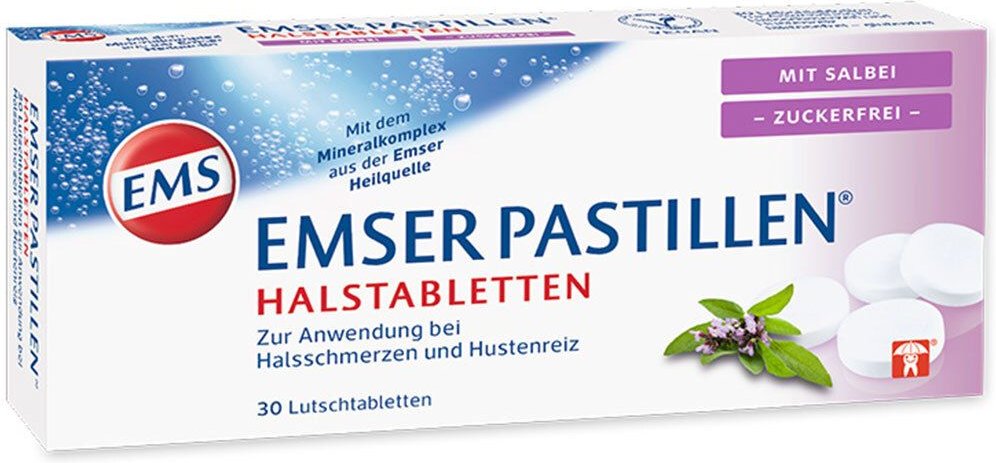 Emser Pastillen mit Salbei zuckerfrei 30 St