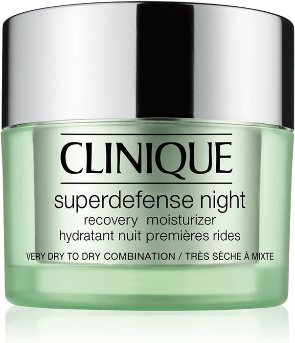 Thumbnail - Clinique Superdefense Night Recovery Moisturizer Skin Type 1-2 50 ml Creme
