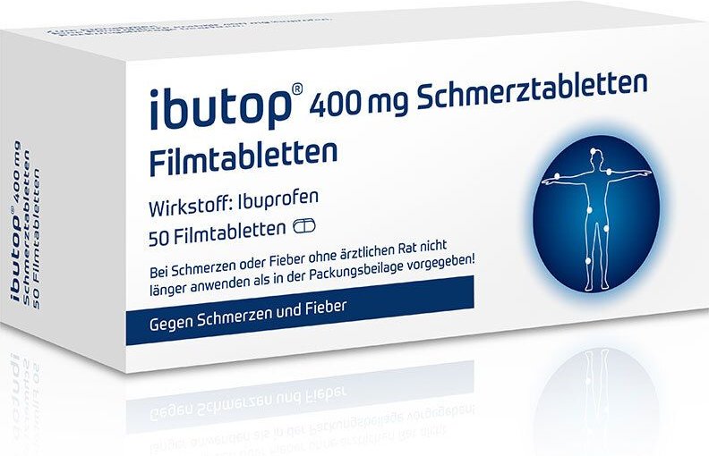 ibutop 400 mg Schmerztabletten von axicur