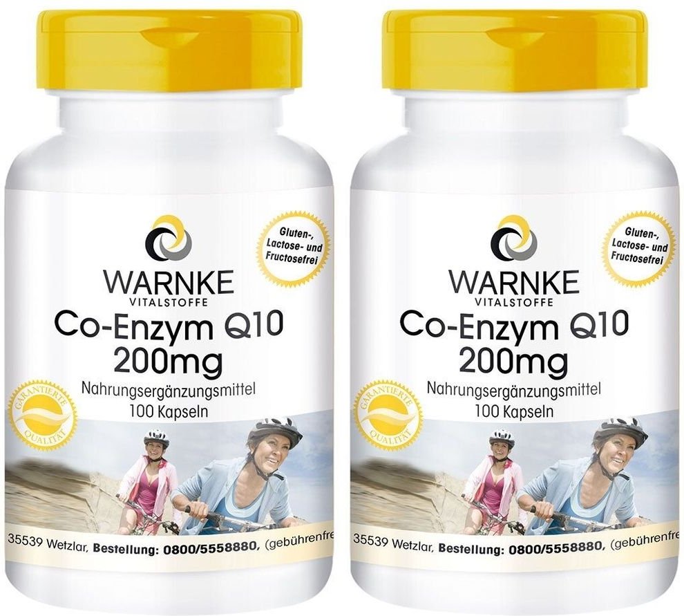 Coenzym Q10 200 mg Kapseln 2x 2x100 St