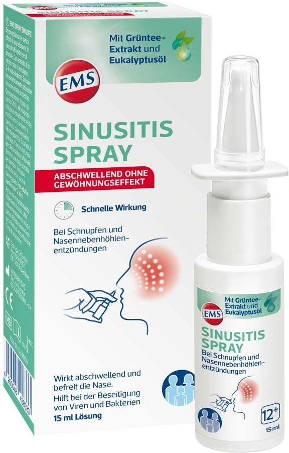 Emser Sinusitis Spray mit Eukalyptusöl 15 ml