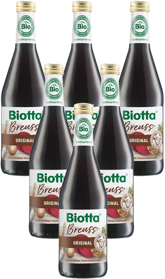 Biotta Bio Breuss, Saft 6x500 ml