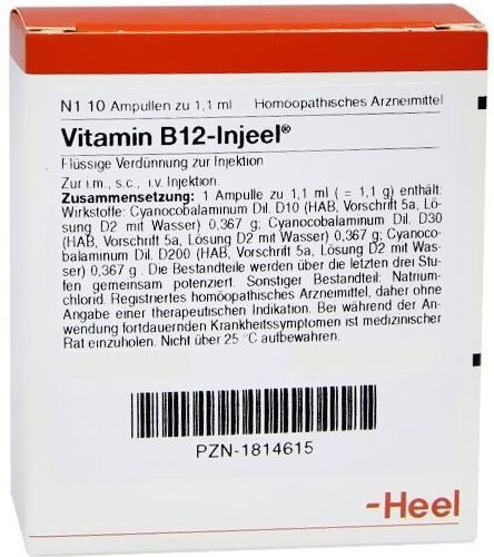 Vitamin B12 Injeel Ampullen 10 St