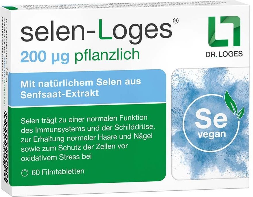 Selen-Loges 200 µg pflanzlich Filmtabletten 60 St