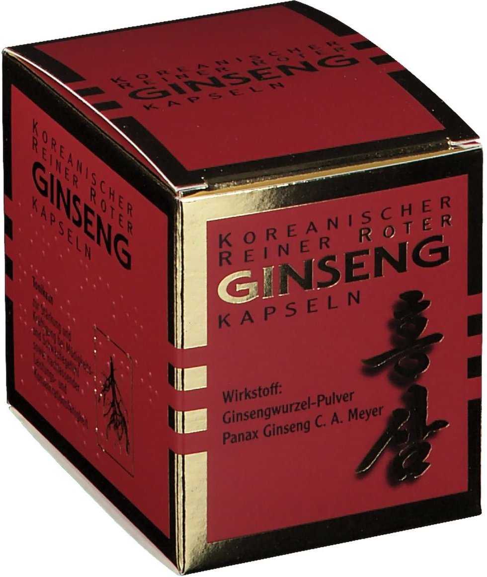 Koreanischer Reiner Roter Ginseng 300 mg Kapseln 100 St