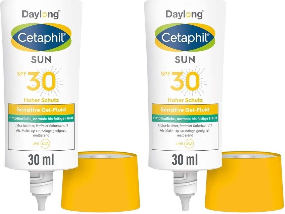 Cetaphil Sun Daylong SPF 30 sens.Gel-Fluid Gesicht 2x 2x30 ml Gel