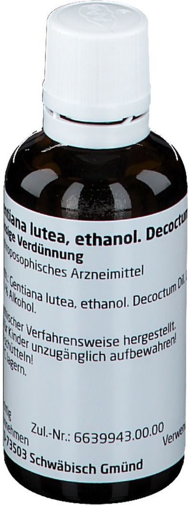 Gentiana Lutea D 1 Dilution 50 ml