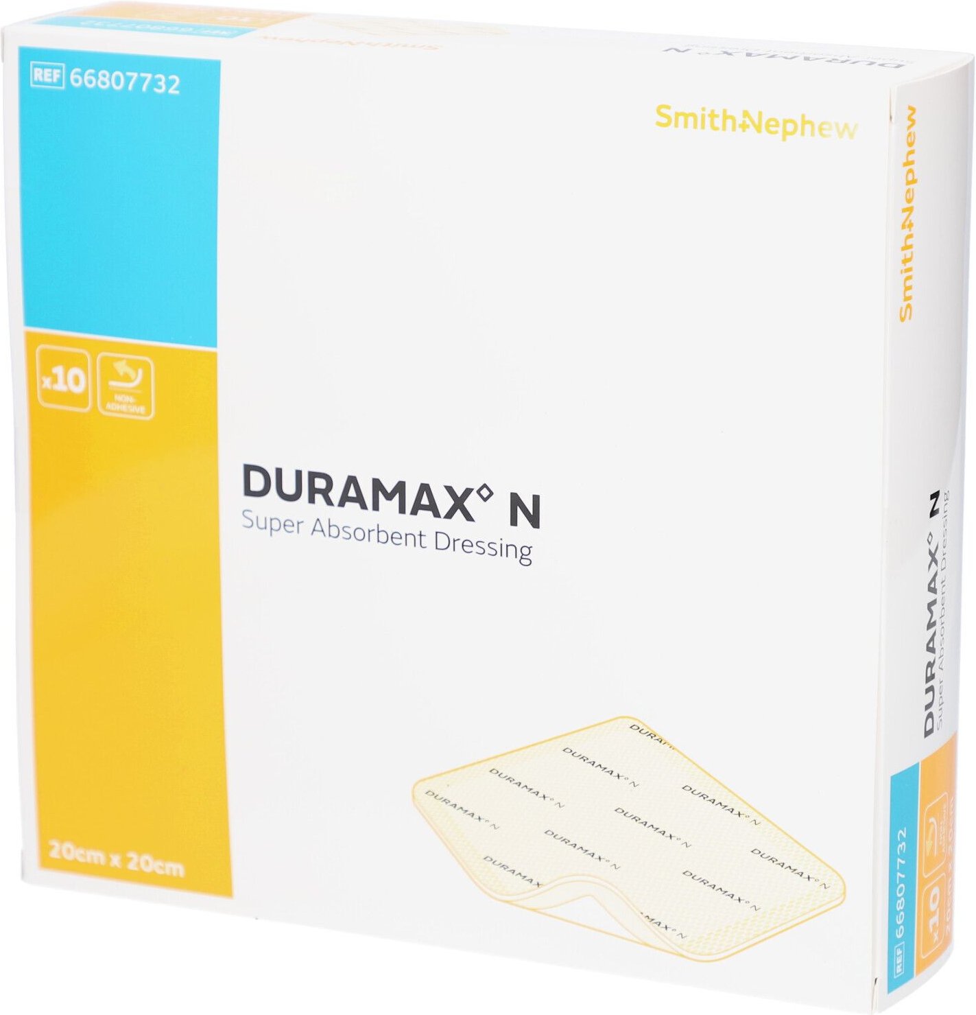 Duramax N superabsorbierender Wundverband 20x20 cm 10 St Verband