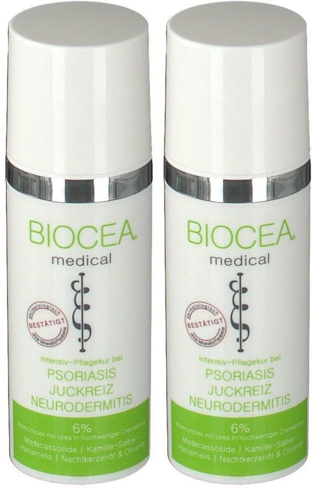 Biocea Psoriasis Juckreiz Neurodermitis Creme 2x 2x50 ml