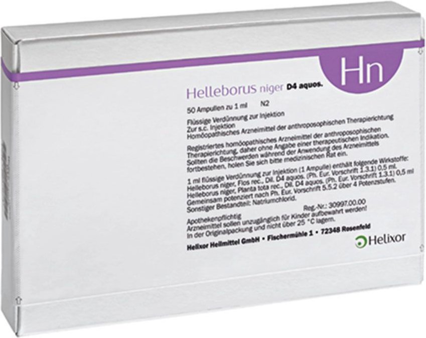 Helleborus Niger D 4 aquos.Ampullen 50 St Ampullen