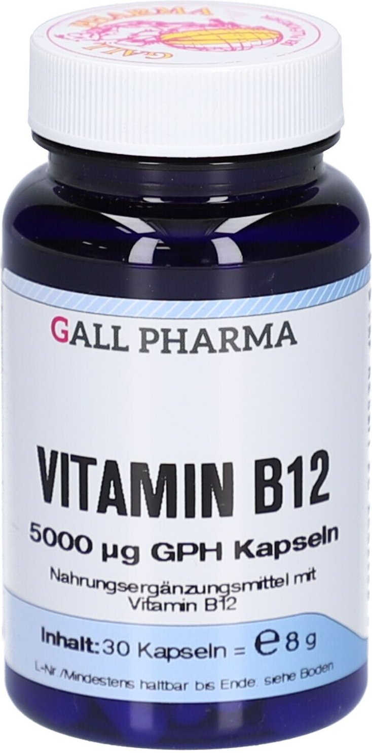 Vitamin B12 5000 µg GPH Kapseln 30 St