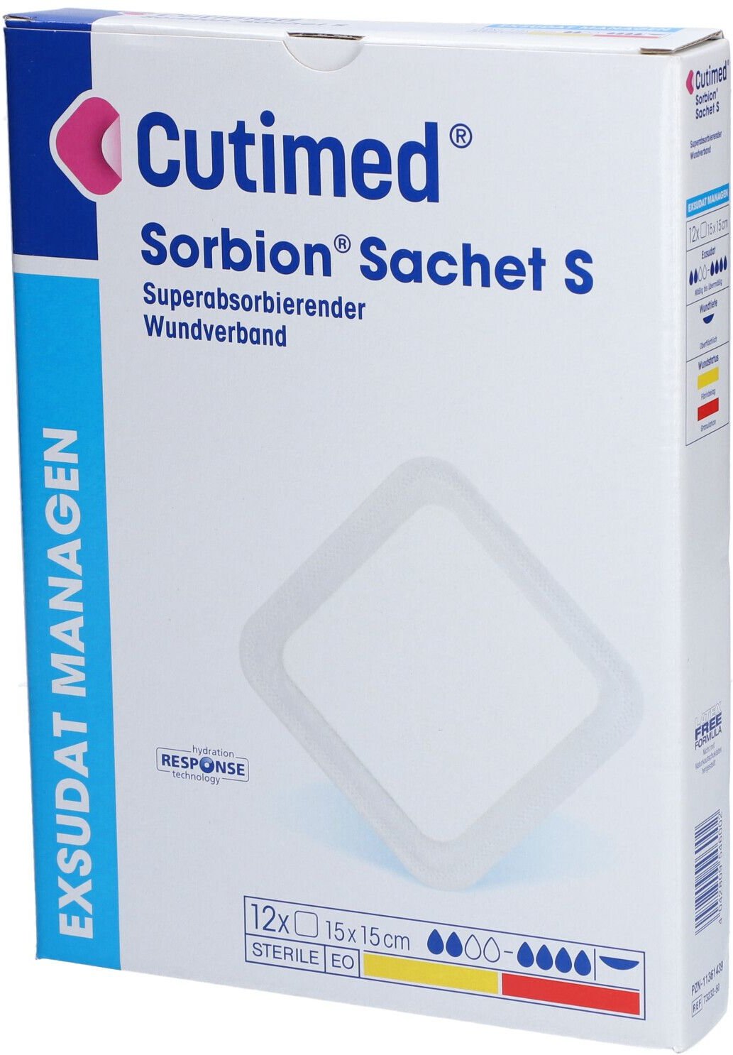 Cutimed Sorbion Sachet S Wundauflage 7,5x7,5 cm 48 St Pflaster