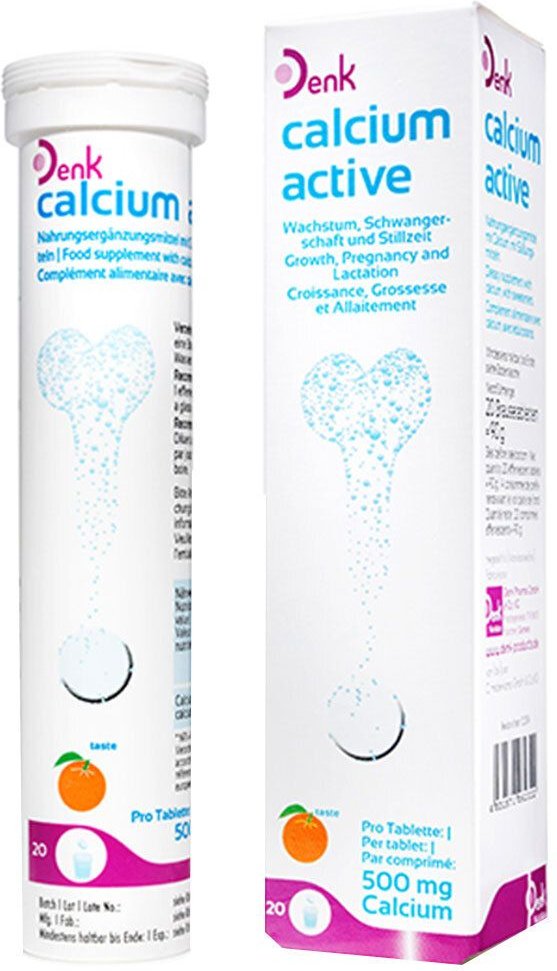 Calcium Active Denk 500 mg Brausetabletten 20 St