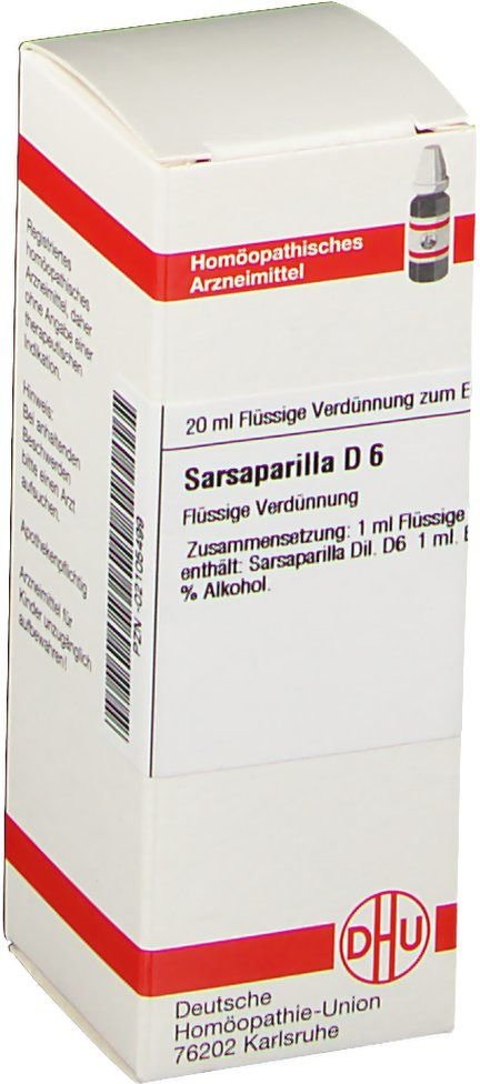 Thumbnail - Sarsaparilla D 6 Dilution 20 ml