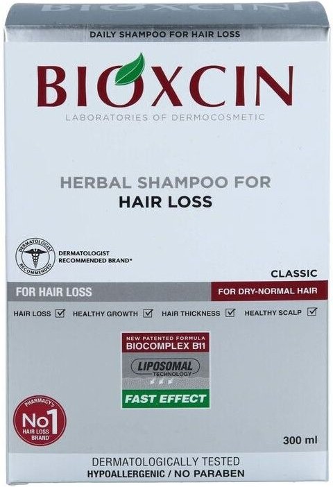 Bioxsine Shampoo Haaruitval Normaal Haar ok DE 300 ml