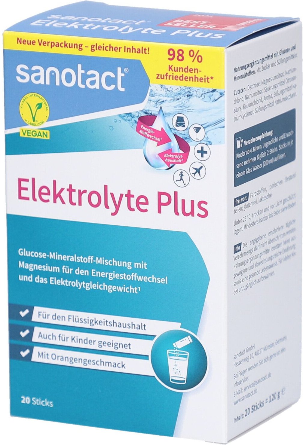 Sanotact Elektrolyte Plus Pulver 20 St